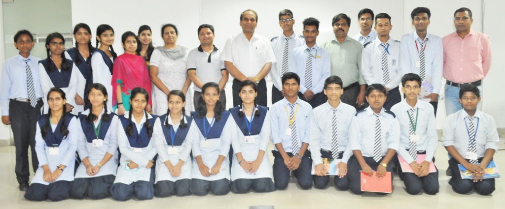 The Acharyas from CIAB and The Learners from JNV, Mohali 